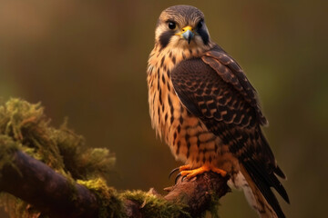 Sublime Avian Beauty: The Perched Merlin