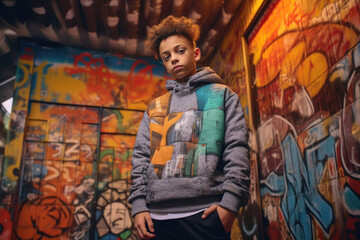 Graffiti-Infused Style: Young Urbanites Rocking Hype Culture Tees