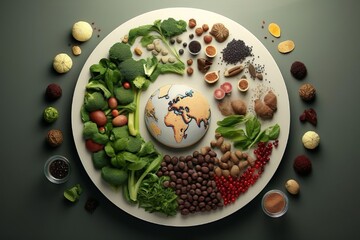 infographic of the most nutrisios food in the world