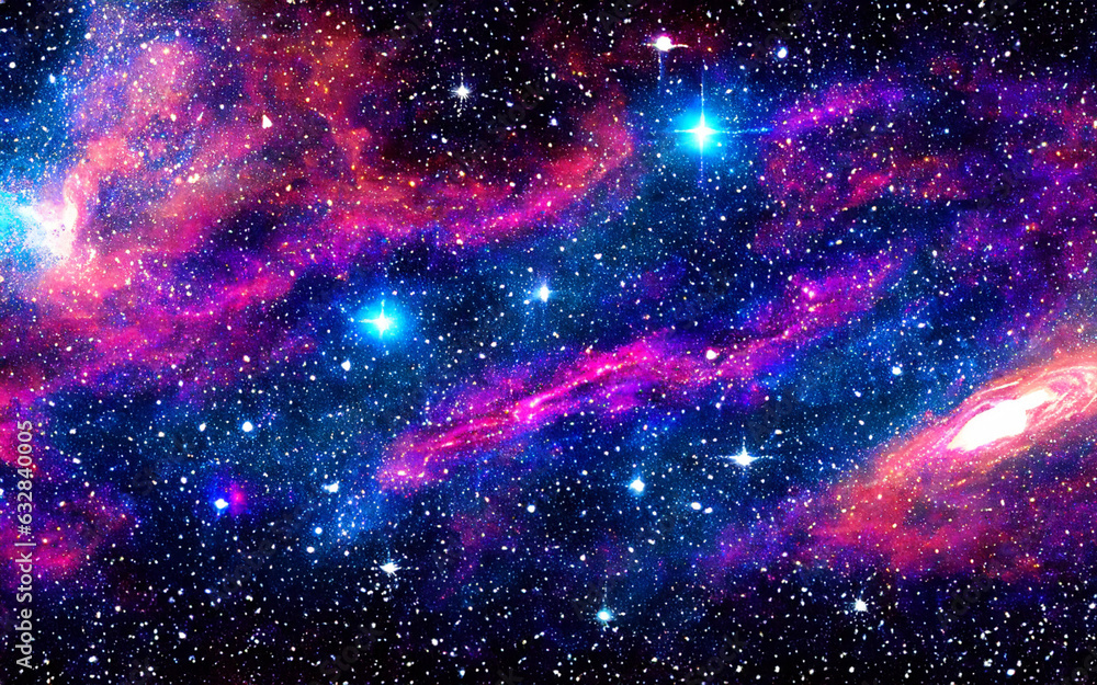 Wall mural abstract galaxy gradient dynamic background visions texture, contemporary and mesmerizing abstract b