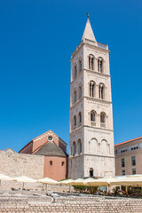 Church of St. Donatus (Crkva sv. Donat) and Roman Forum Zadar in the state of Zadar Croatia