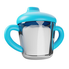 3D Baby Sippy Bottle