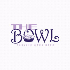 Naklejka premium Vector Modern minimalistic vector logo of food illustration