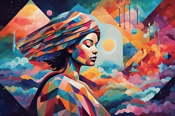 Dreamscapes Unleashed, Cosmic Palette Artwork Blends Reality and Imagination into Tapestry