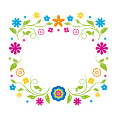 Wreath vector with leaf & flowers, floral border, clipart, modern, elegant border vector, abstract floral frame for greeting cards, post, tags, banner, printable