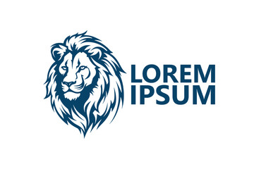 Fototapeta premium Lion logo template design vector