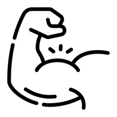 muscle Line Icon