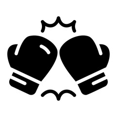 boxing Solid icon