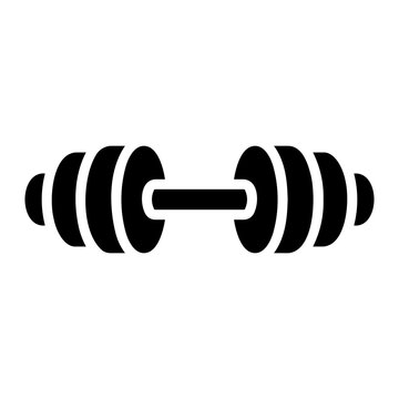 dumbbell Solid icon