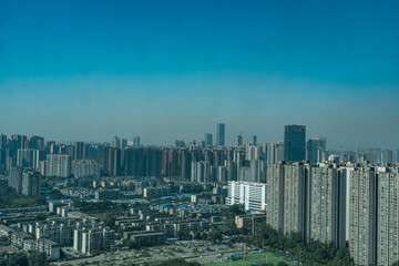 Naklejka na ściany i meble Chenghua District， Chengdu Sichuan China