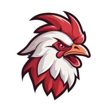 Chicken mascot, AI generated Image