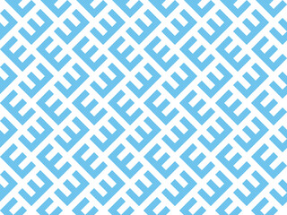 Abstract geometric pattern. A seamless vector background. White and blue ornament. Graphic modern pattern. Simple lattice graphic design