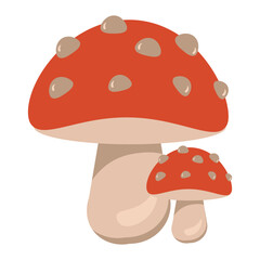 Autumn Mushroom Elements