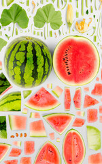 Melon Slice and Leaf Collection