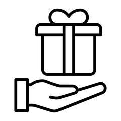 Gift, Offering, Gesture, Donation, Contribution icon