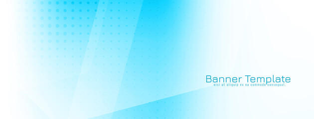 Abstract geometric design modern banner template