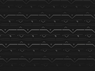 Gray line on black. Minimalist design. Cover design templates, business flyer layouts, wallpapers, etc.