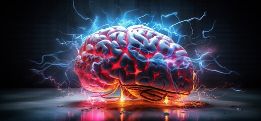 Colorful Lightning Brain: Unleashing the Power Within, Generative AI