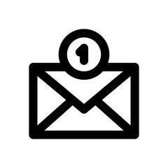 envelope line icon