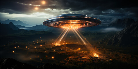 Spacecraft from Another Planet Approaching Earth