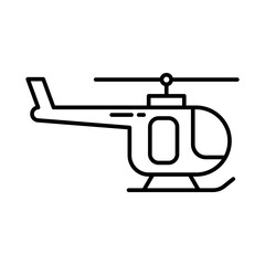 helicopter sign symbol vector glyph color icon