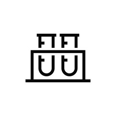 Erlenmeyer Alchemy icon design trendy, iconic artwork