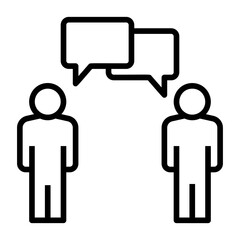 Messaging, Information sharing, Collaboration, Communication tools, Communication channels icon