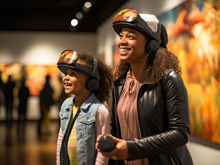 Exploring art galleries and exhibits in VR: Virtual reality art exhibitions for kids.