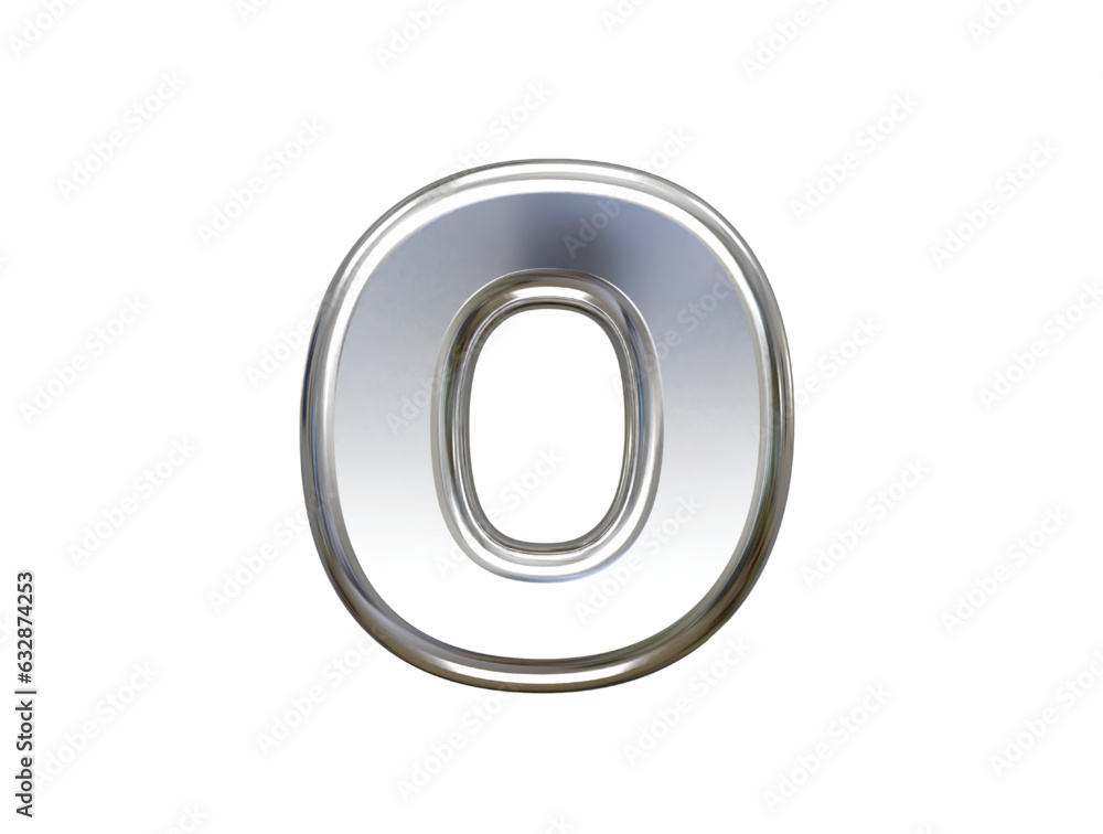 Poster 3d rendering alphabet text effect vector transparent element