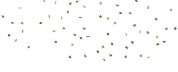 XMAS stars background, sparkle lights confetti falling. magic shining Flying christmas stars on night