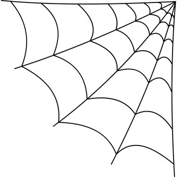 Halloween Spider Web Corner