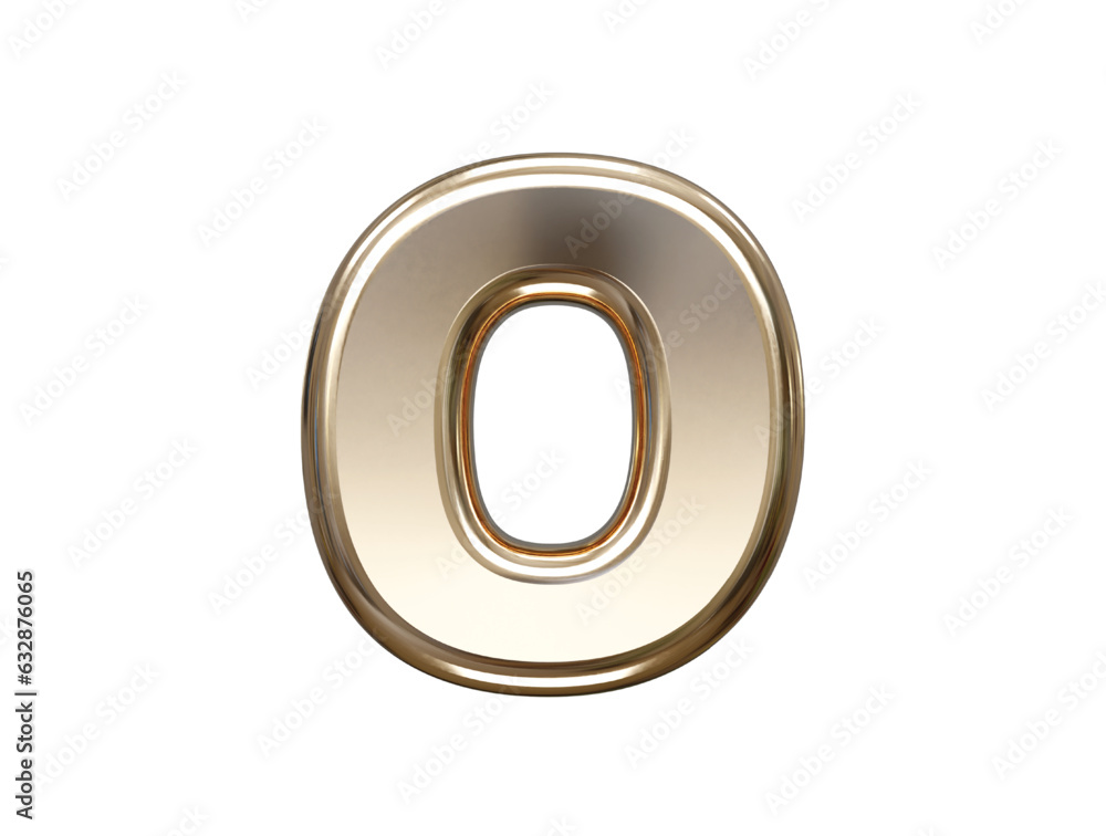 Poster 3d rendering alphabet text effect vector transparent element