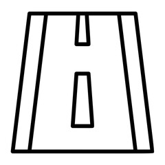 Highway, thoroughfare, roadway, street, route. icon