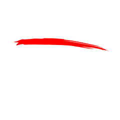 Indonesian Flag with Hand Drawn Brush paint texture