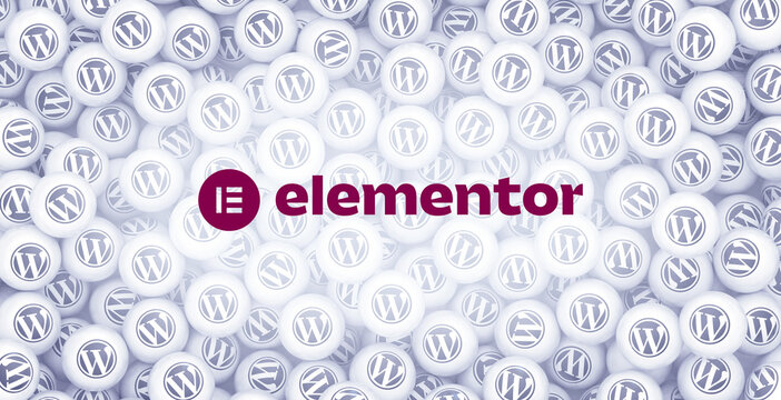 Elementor, Logo Visual Presentation - Social Media Background
