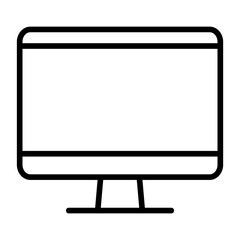 PC, desktop, machine, workstation, device icon