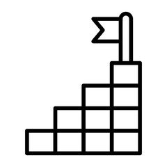 Objective, target, aim, ambition, purpose icon