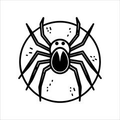 halloween spider illustration 