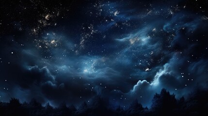 Dark galaxy background