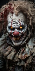 Scary clown ai generated