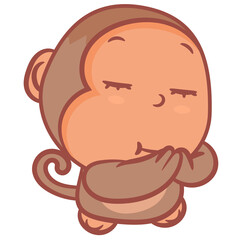 Little monkey joint hands thank you