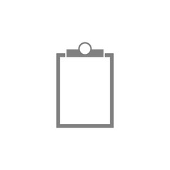 Clipboard icon isolated on transparent background