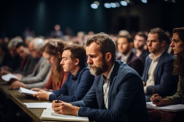 Business Conference With Participants, Generative AI