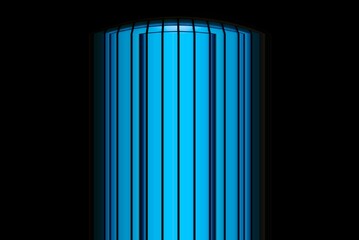 Red horizontal lens flares pack. Laser beams, horizontal light rays.Beautiful light flares. Glowing streaks on dark background. Luminous abstract sparkling lined background