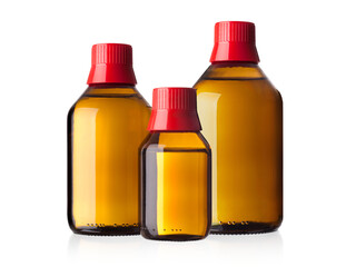 brown mwdical glass bottles