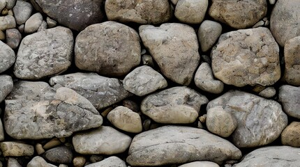 Fototapeta na wymiar Gray Rocks Pile, digital illustration.