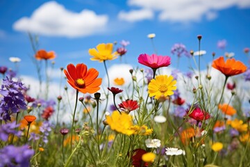 vibrant wildflowers in a meadow, potential ingredients © Alfazet Chronicles