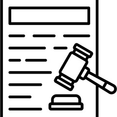 Legal Document Icon