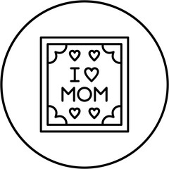 I Love Mom Icon