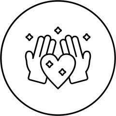 Obraz premium Love Icon